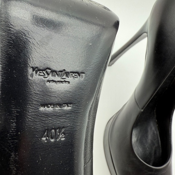YSL PLATFORM ROUND TOE PUMPS SIZE 40.5 - Picture 5 of 6